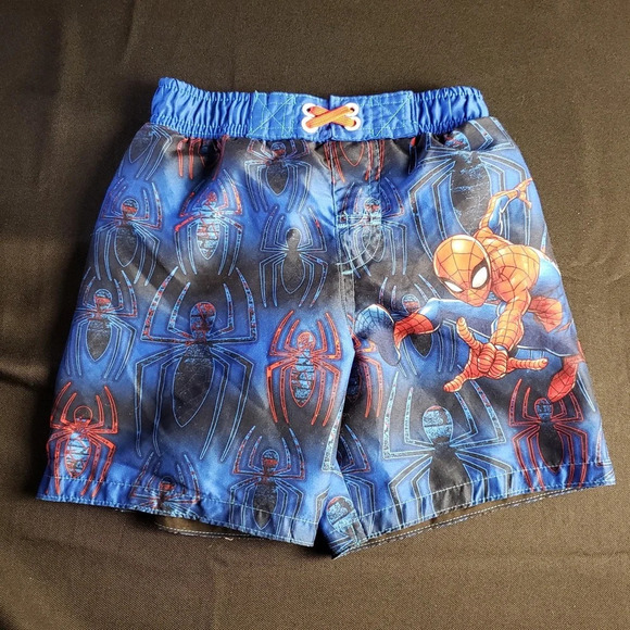 Marvel Spiderman Swim Trunks Boy’s 3T - Picture 1 of 4